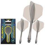 Winmau Fusion NO 2 Black Tint integrated Dart Flight & Shaft