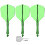 Caliburn Tweenie/Intermdiate NO6 SUP integrated dart flights and stems. Green