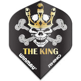 Winmau Rhino Extra Thick Mervyn King "The King" Black & Gold Design Flights (5sets)