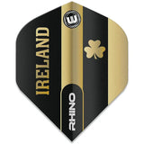 Winmau Rhino Extra Thick Standard "Ireland" Black & Gold Flights (5sets)