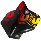 Winmau Rhino Standard Extra Thick Black, Red & Yellow Flights (5sets)