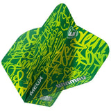 Winmau Mega Standard Green Dart Flights (5 sets)