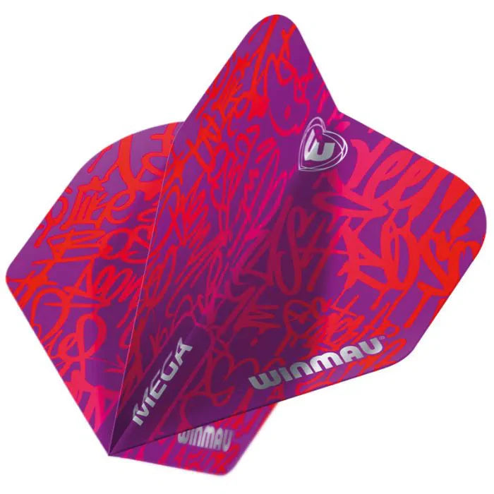 Winmau Mega Standard Pink Dart Flights (5 sets)