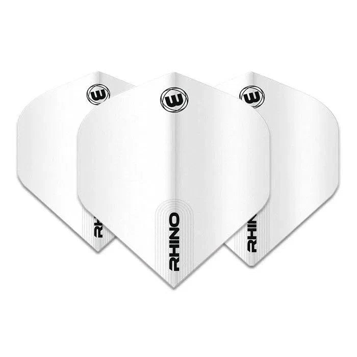 Winmau Rhino Standard White Dart Flights (5 sets)