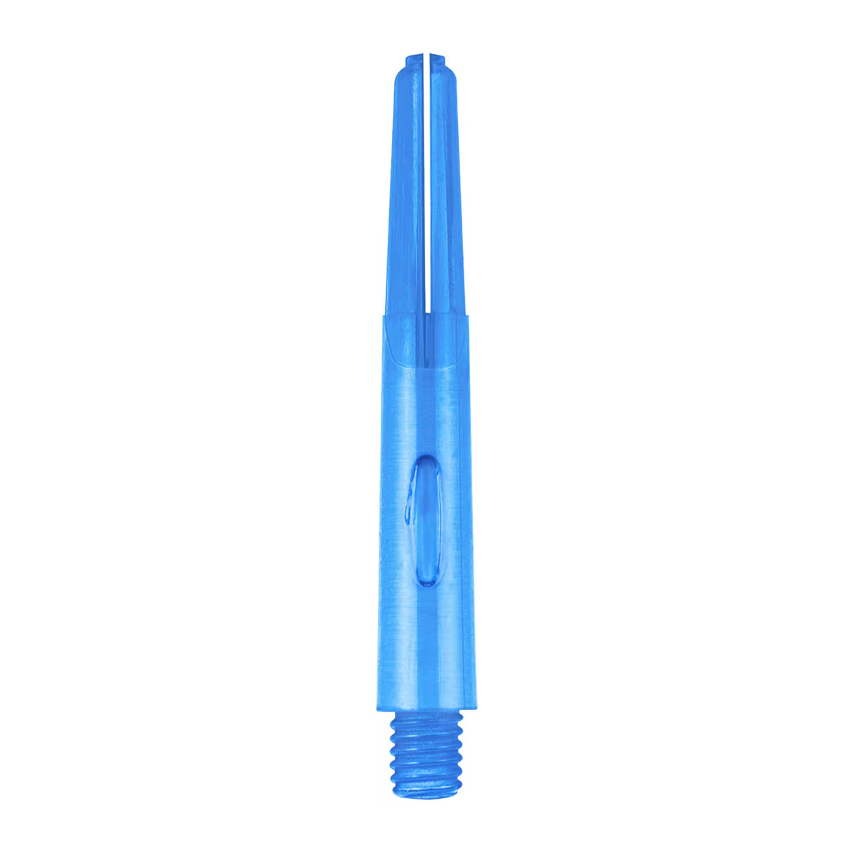 Blue short 35mm polycarbonate bubble dart stems/shafts/canes