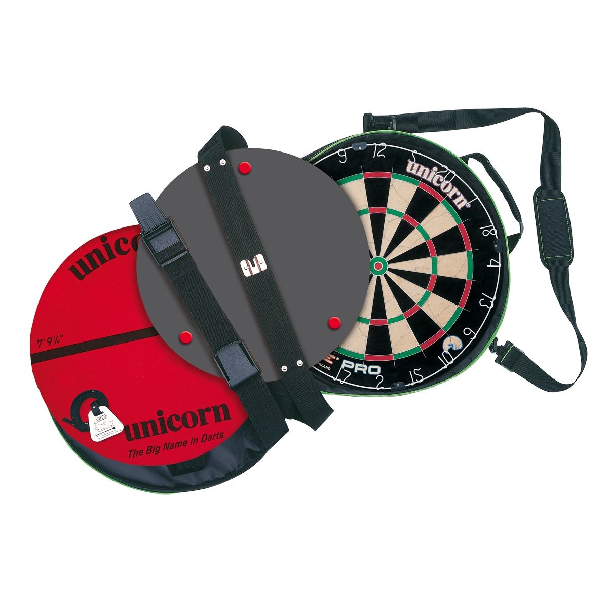 Unicorn on tour dartboard and travel bag – BitofBully