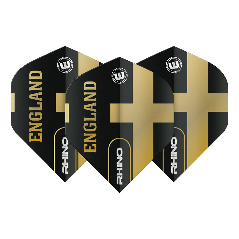 Winmau Rhino Standard England Dart Flights (5 sets)