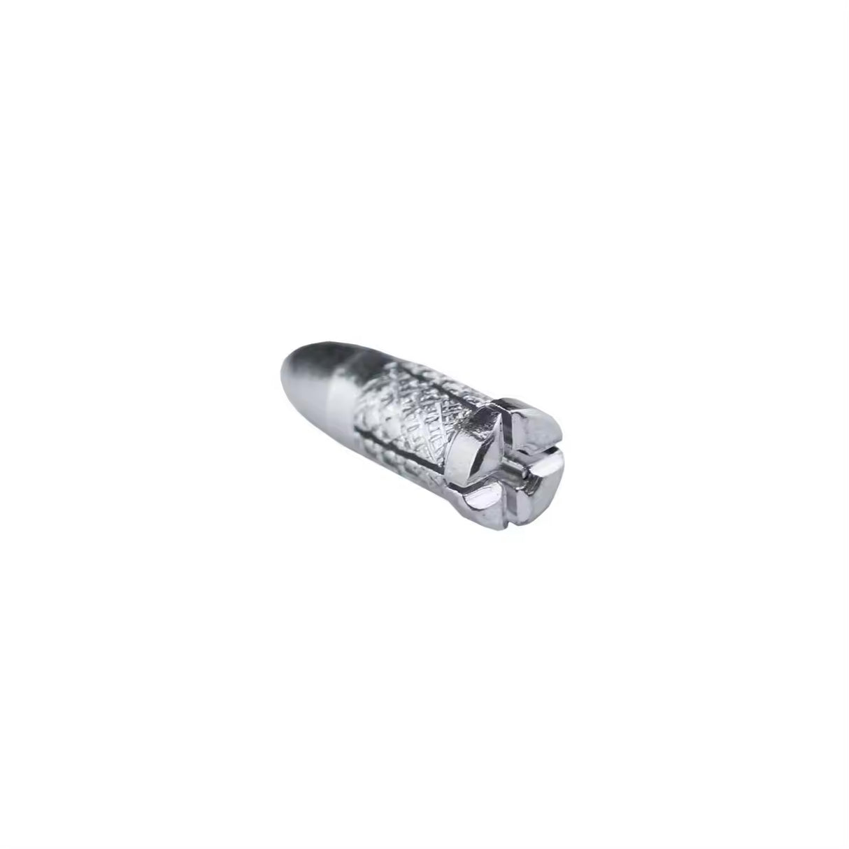 Bullet shaped dart flight protector silver 5 sets