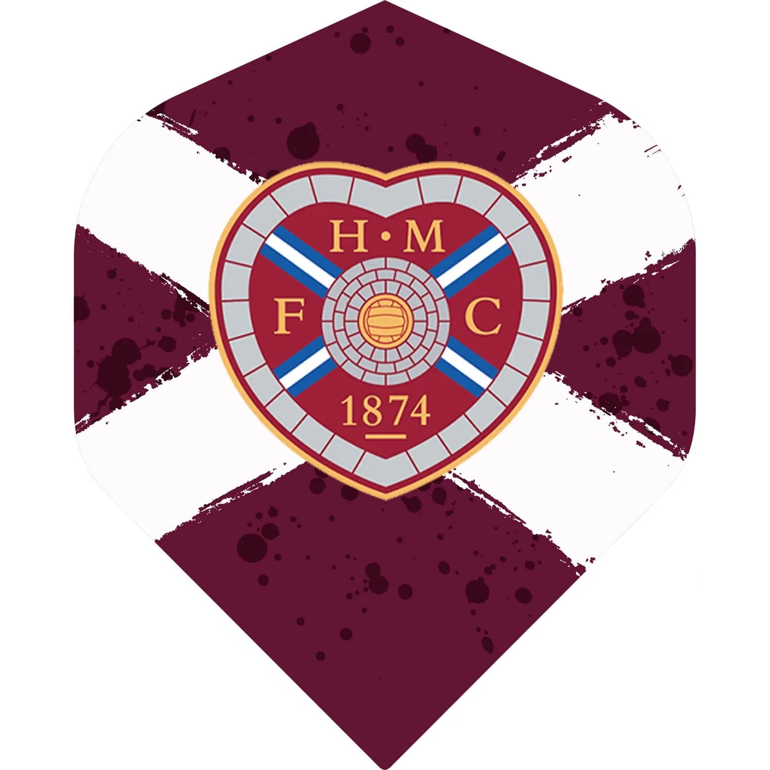 Heart of Midlothian FC Standard shape Dart Flights (5sets)