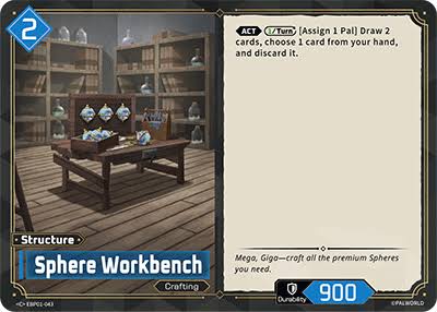 Palworld TCG: Dawn of Palpagos - Sphere Workbench