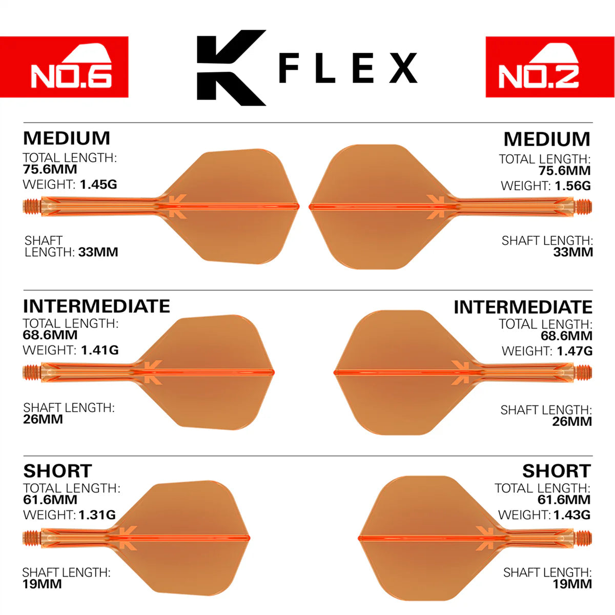 Target K-FLEX Neon Oranage NO2 ONE PIECE FLIGHTS