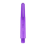 Purple short 35mm polycarbonate bubble dart stems/shafts/canes