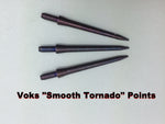 Voks long smooth tornado replacement dart points