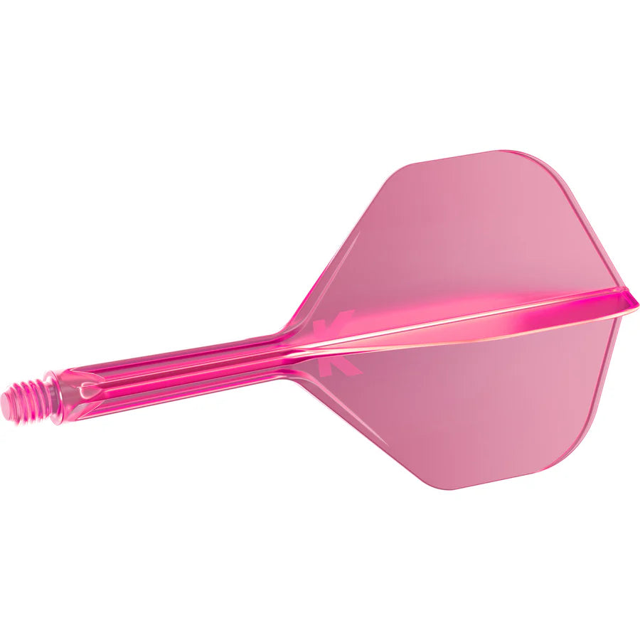 Target K-FLEX NO2 Neon Pink Dart Flights and Shafts