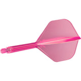 Target K-FLEX NO2 Neon Pink Dart Flights and Shafts