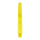 Yellow short 35mm polycarbonate bubble dart stems/shafts/canes