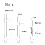 Harrows clic clear slim medium shafts