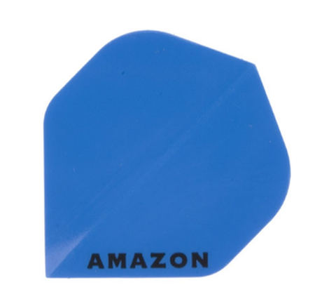 Amazon blue standard shape dart flights 5 sets