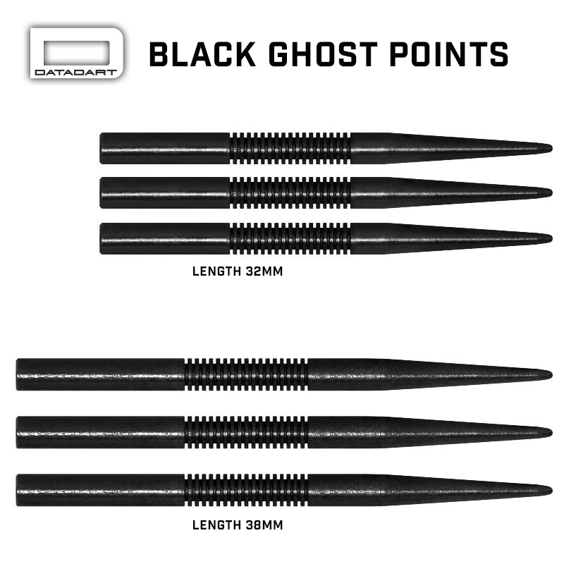 Datadart Ghost dart points 32mm black