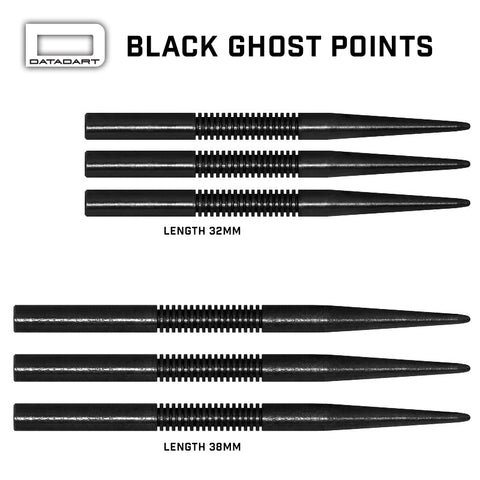 Datadart Ghost dart points 32mm black