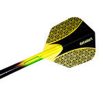Datadart 15zro yellow standard shape dart flights 5 sets