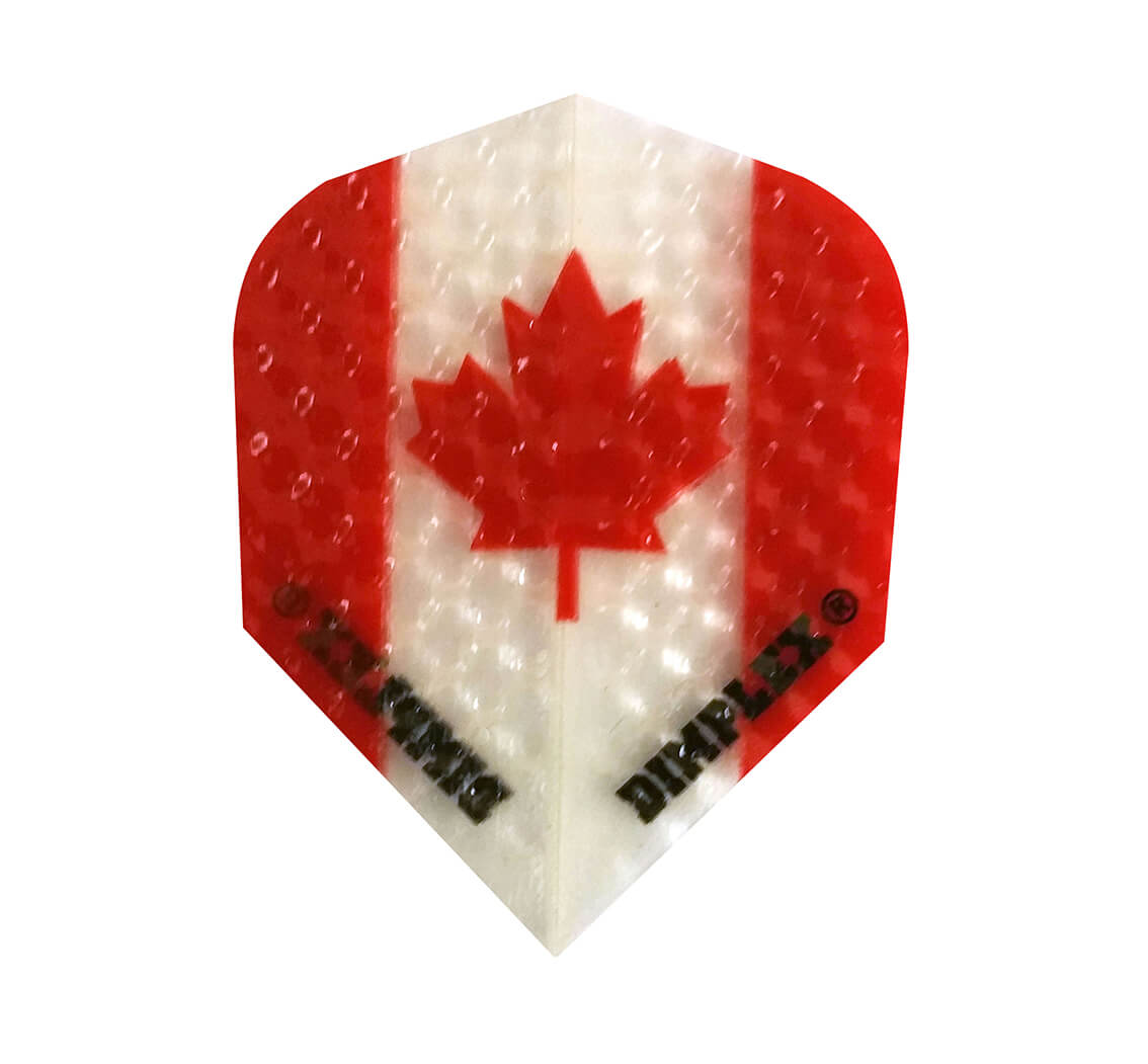Datadart Dimplex 3 Canada maple leaf standard shape dart flights 5 sets