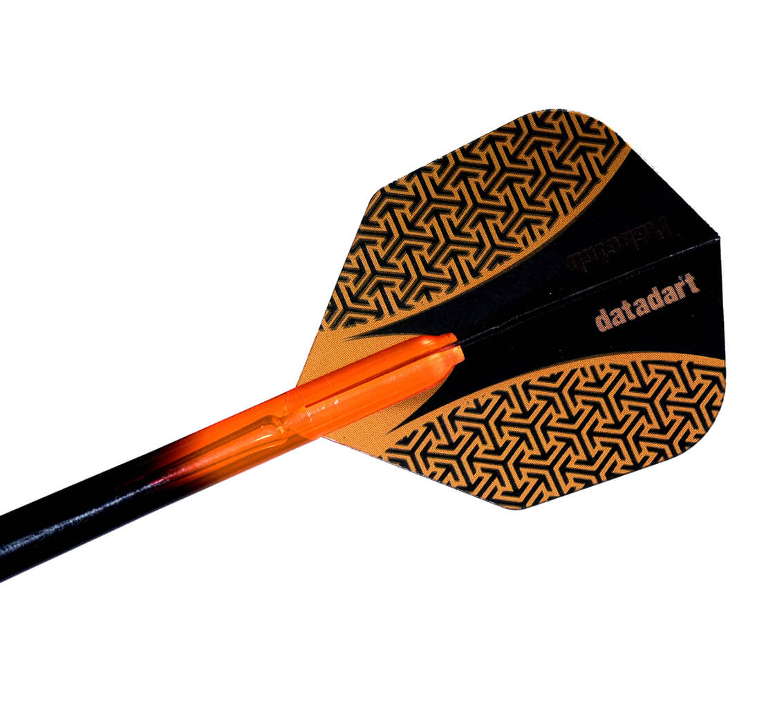 Datadart 15zro orange standard shape dart flights 5 sets
