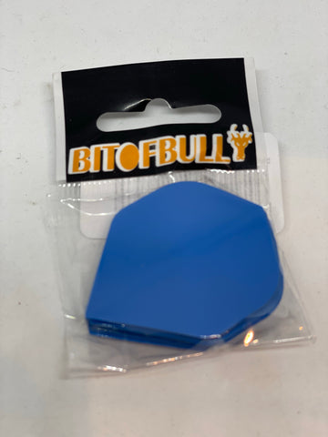 blue poly standard shape dart flights 5 sets