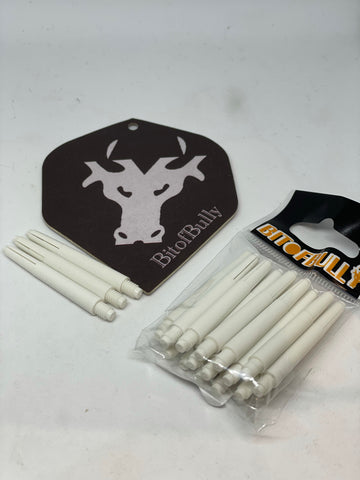 Plain snow nylon deflectagrip tweeny dart shafts/canes/stems 5 sets